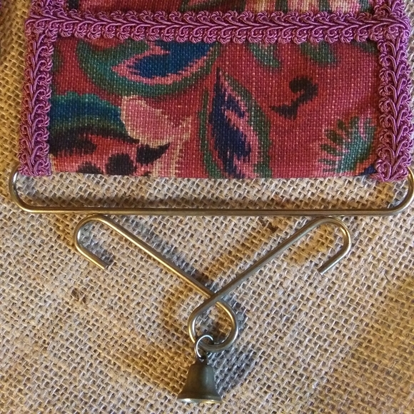 Unbranded Other - Tapestry Fabric Wall/Door Hanger w/Bell